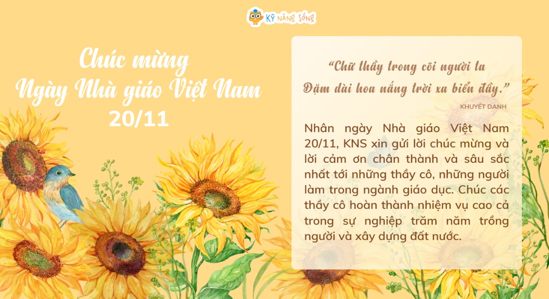 CHÚC MỪNG NGÀY NHÀ GIÁO VIỆT NAM 20/11