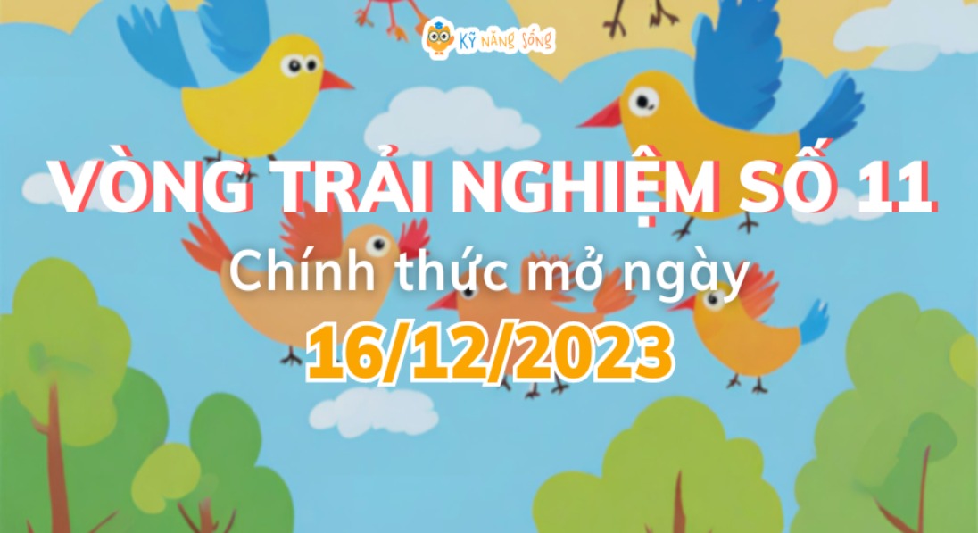 VÒNG TRẢI NGHIỆM SỐ 11 CHÍNH THỨC BẮT ĐẦU